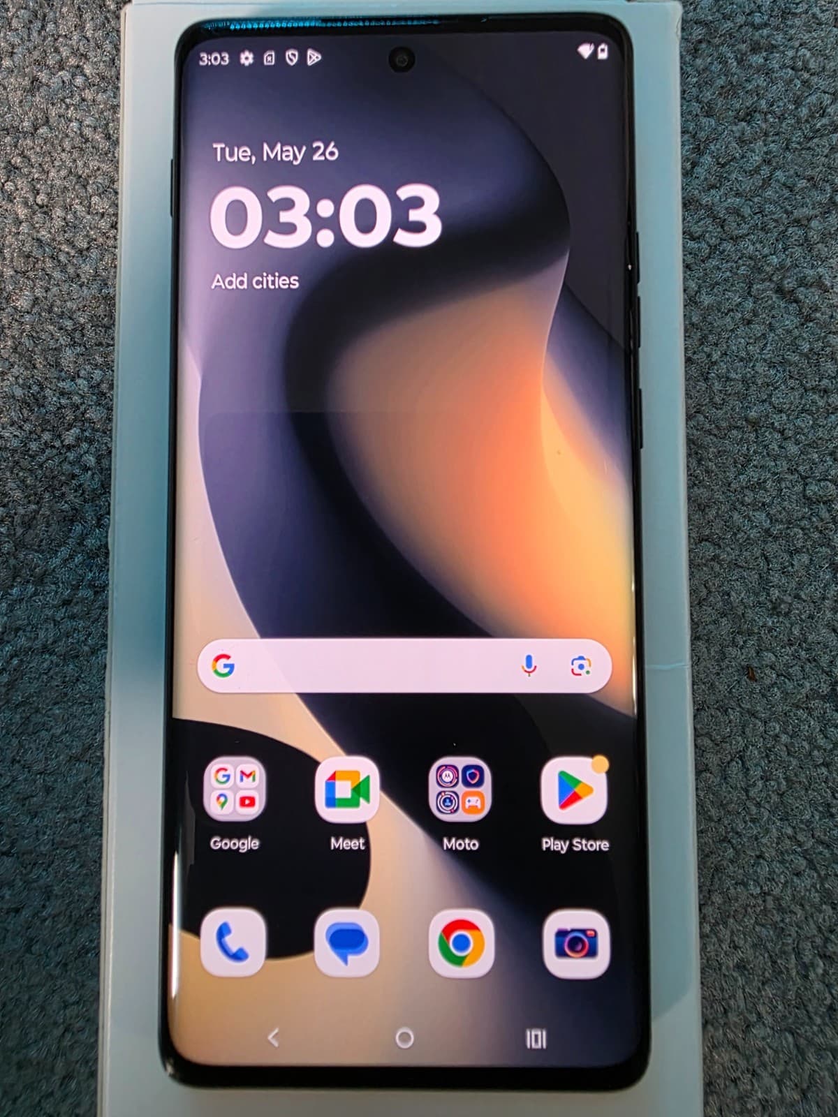 Motorola Edge 2024 256GB XT2405-1 Unlocked Black 5G Dual SIM Android 14