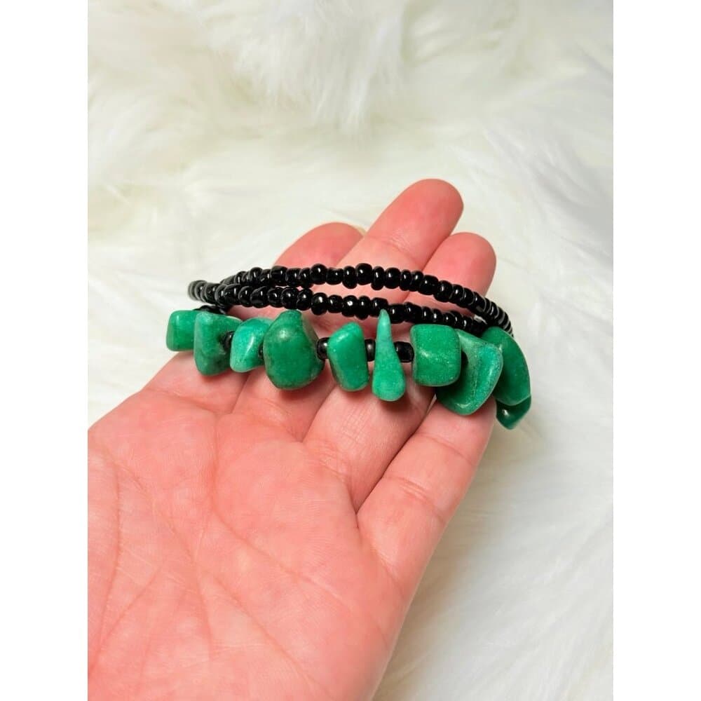 Wrap Turquosie/Beaded Bracelet (c)