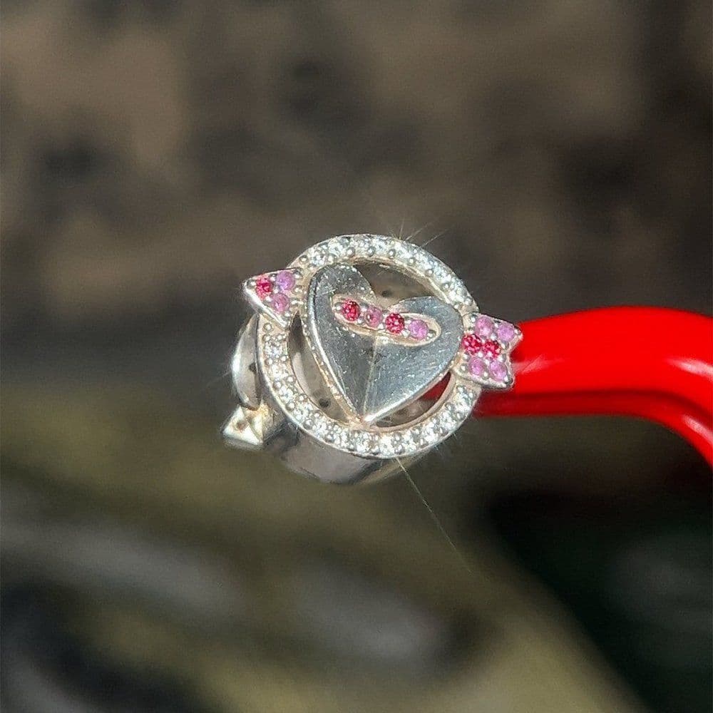 Pandora Sparkling Arrow & Heart Cupid Charm