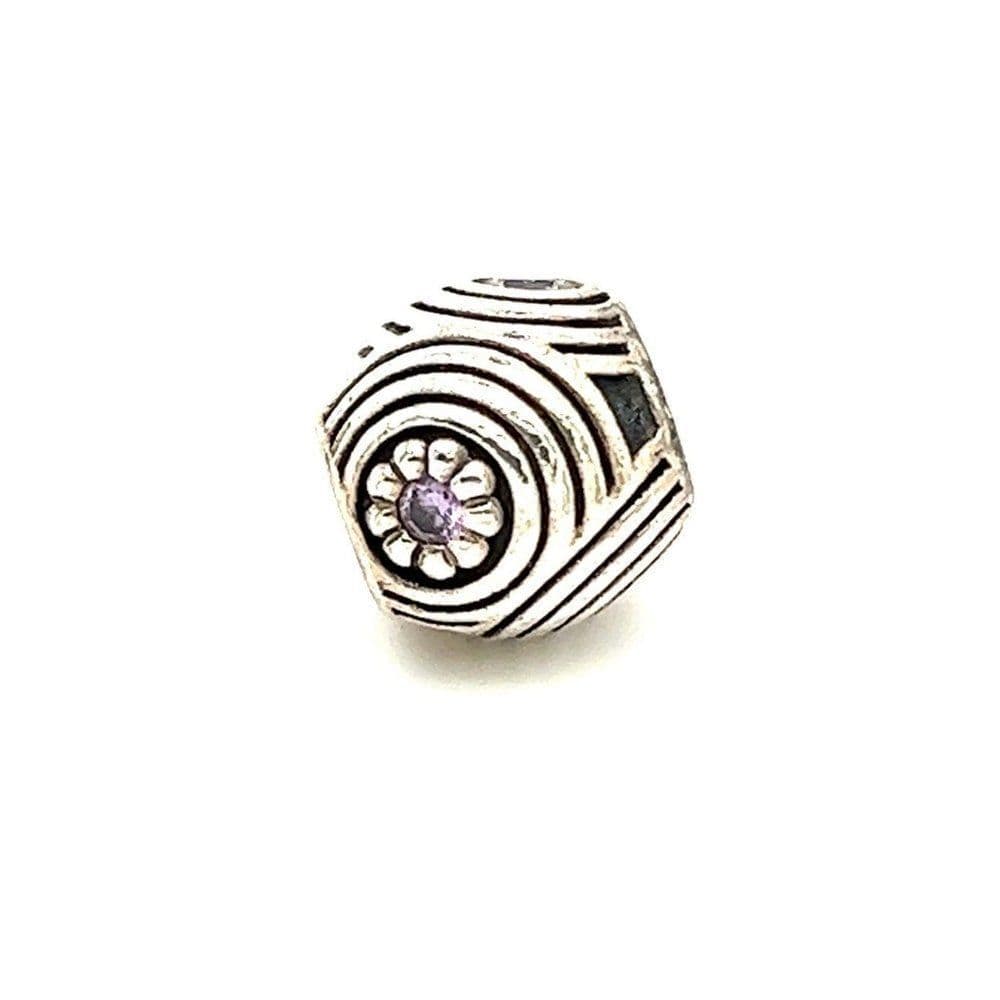 Pandora CZ Scroll Charm