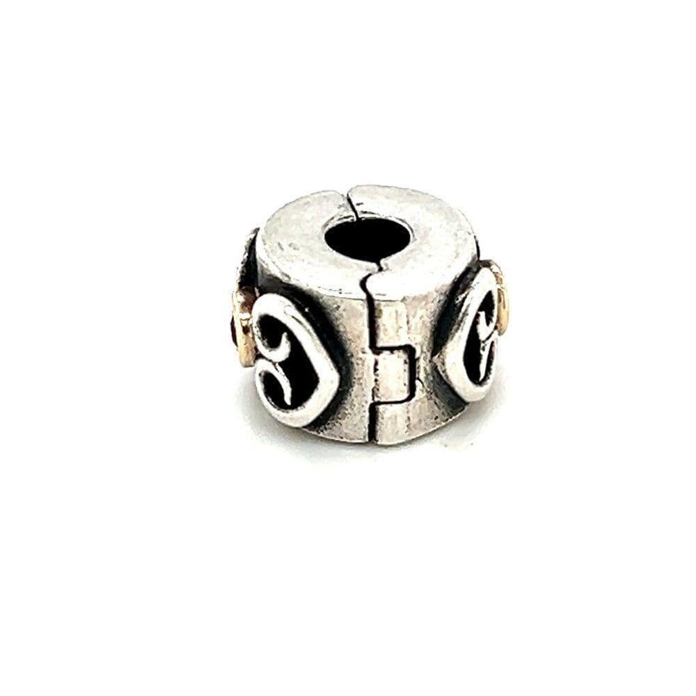 Pandora Two-Tone Ruby Clip Charm