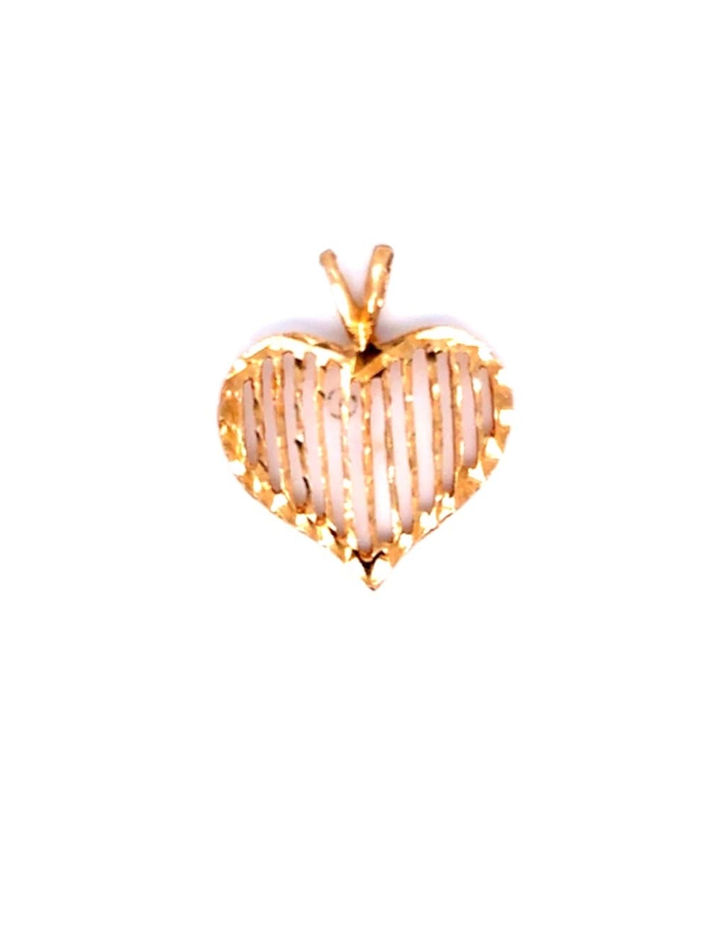 14K Gold Heart Pendant