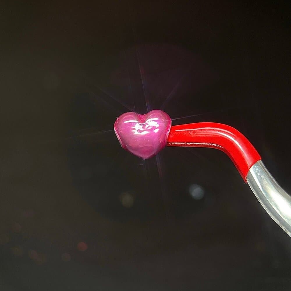 Pandora Pink Heart Metallic Charm