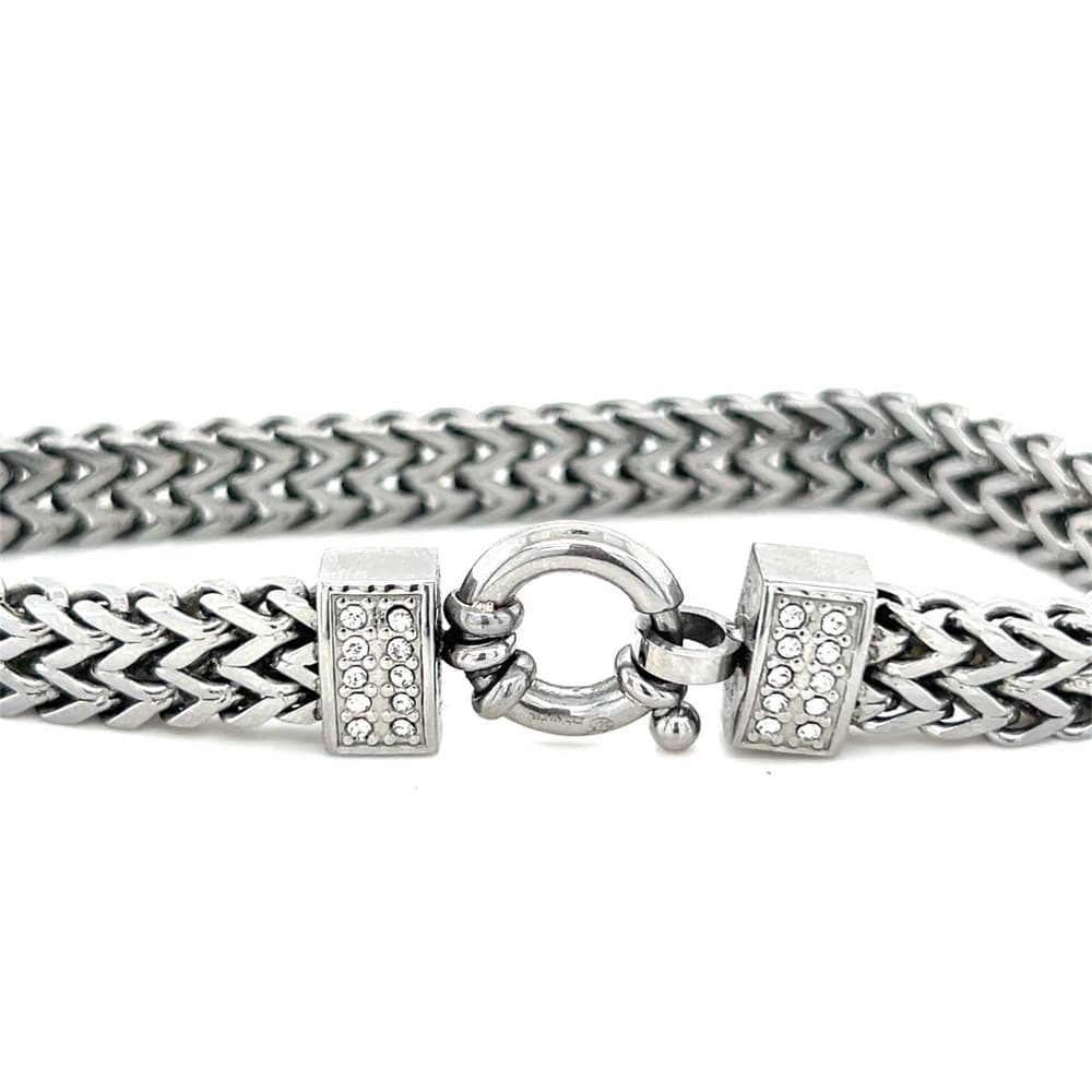 Black Colored Cz Bracelet (c)