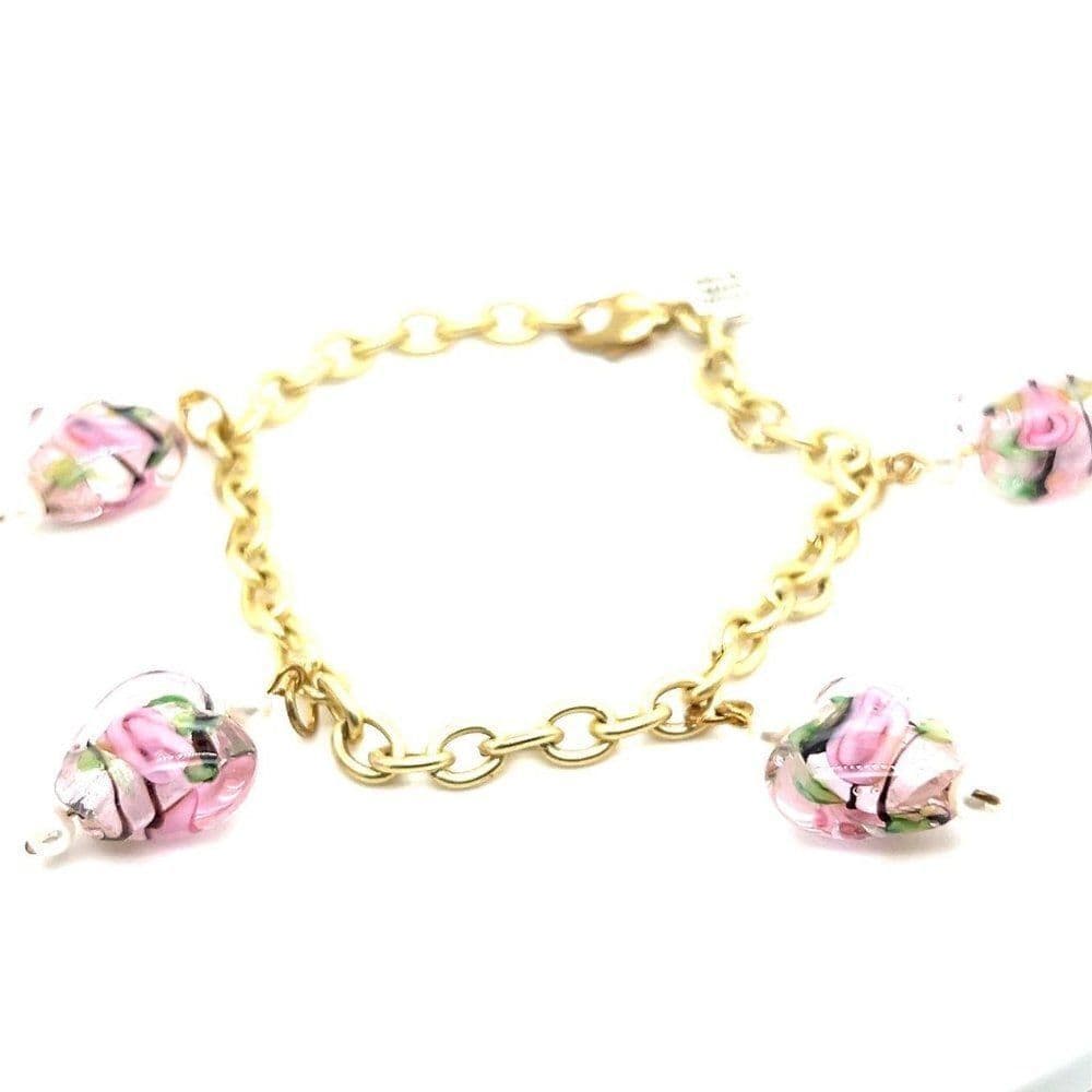 Pink Charm bracelet (c)