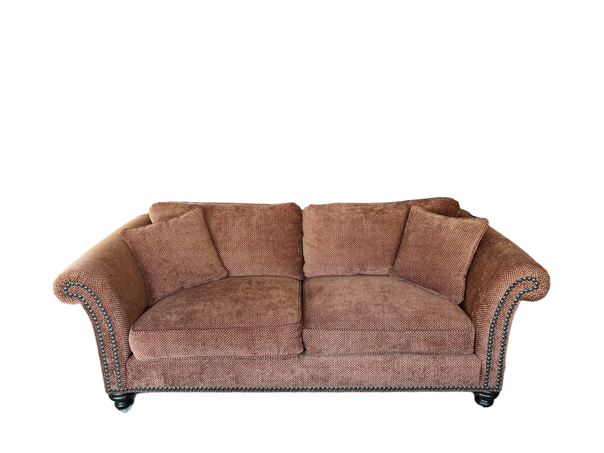 Castellano 2 Cushion Down Sofa in Custom Fabric (2 avail) PD138-1