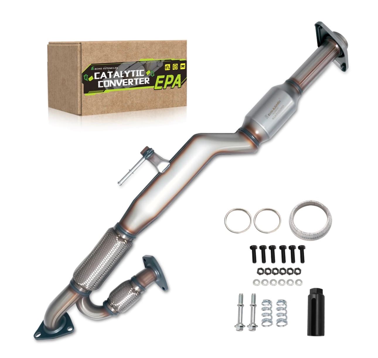 ECHO AUTOMILES Rear Catalytic Converter Compatible with Nissan Pathfinder 2016-2019, QX60 2014-2019, JX35 2013 3.5L Catalytic Convertor EPA Compliant
