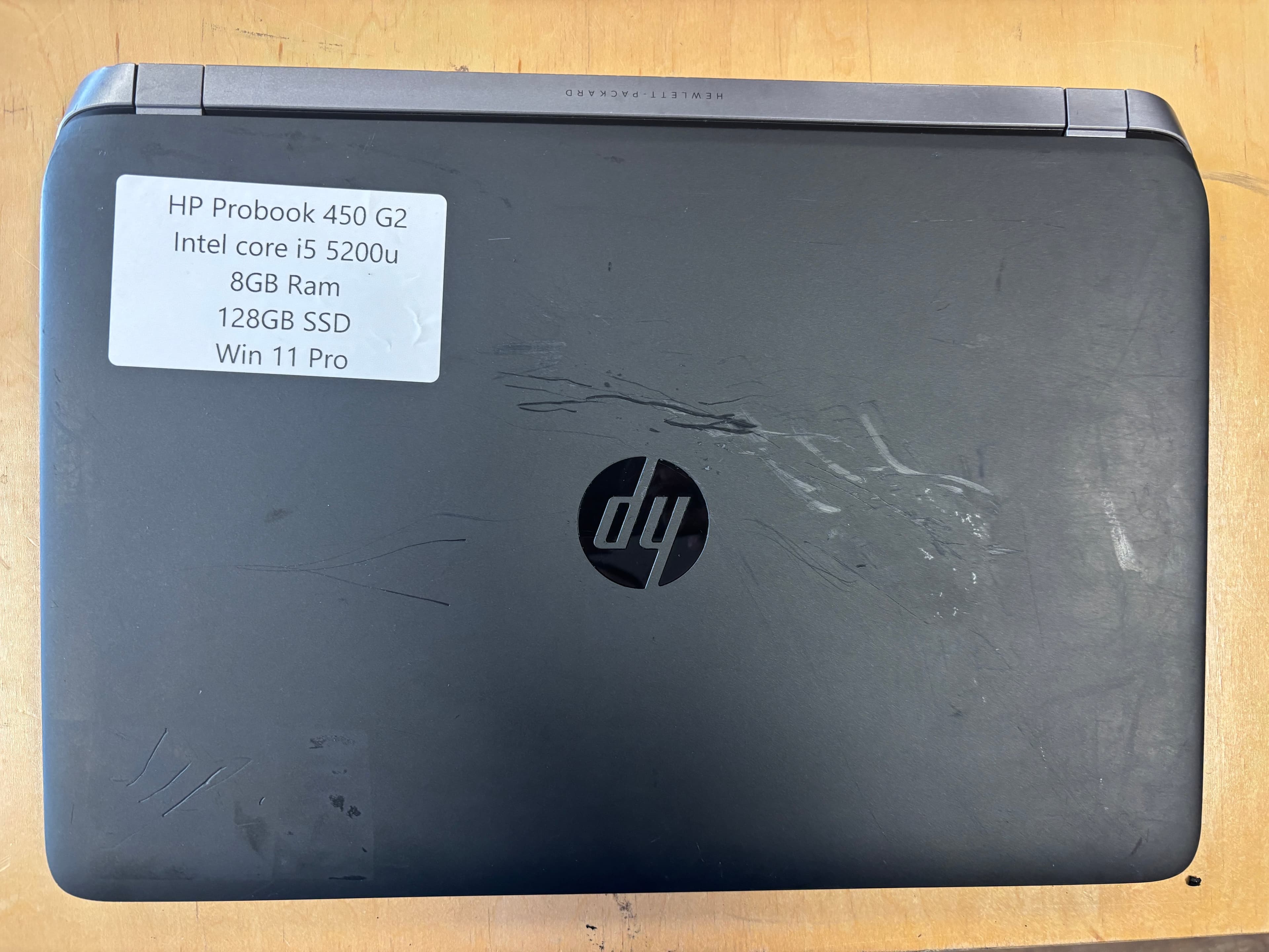 HP ProBook 450 G2 Laptop Intel i5 8GB 128GB SSD Win 11 Pro