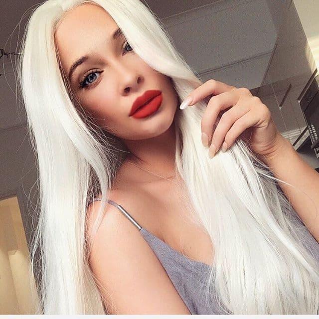 White Blonde Beauty Lace Front Wig 22-26 inches!!