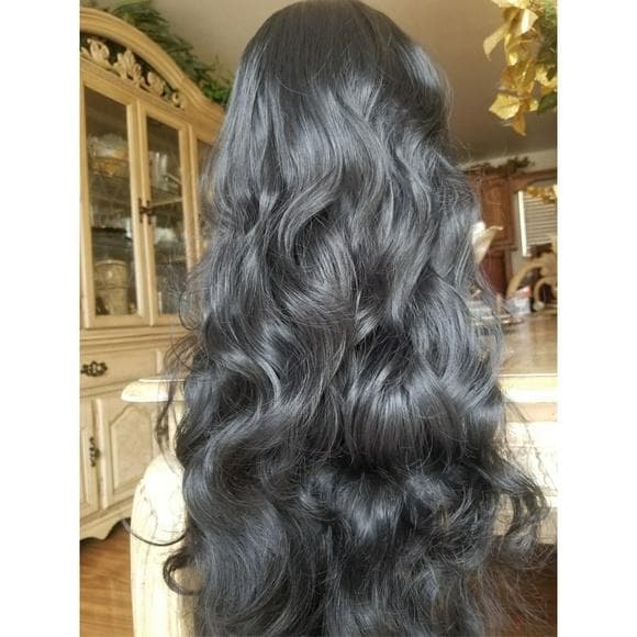 Black Body Wave Lace Front Wig 26-30 inches!!