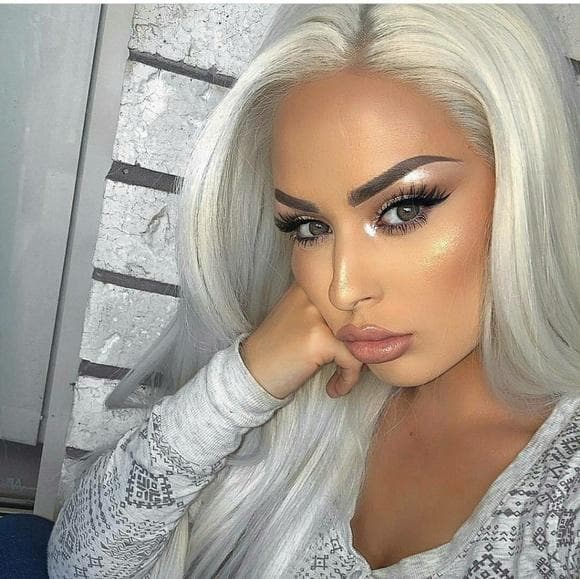 White Blonde Lace Front Wig 22-24inches!!