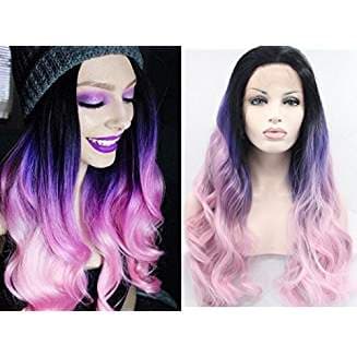 Purple Pink Beauty Lacefront WigAnwen