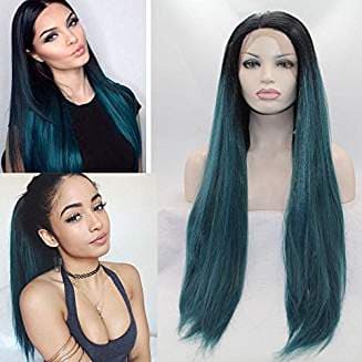 Dark Root Blonde Ombre Lace Front Wig Clover
