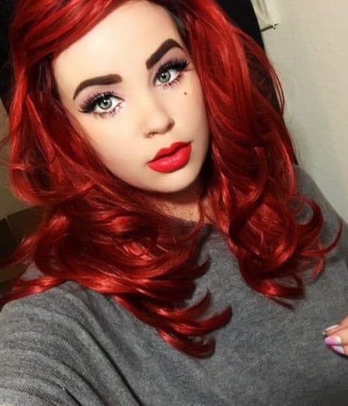 Red Beauty Lacefront Wig Katrina