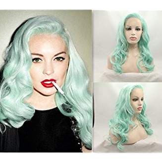 Light Green Lacefront Wig Keva