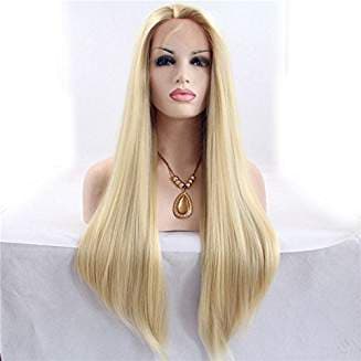 Blonde Straight Beauty Lacefront Wig Mei