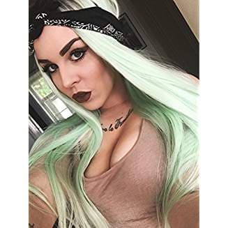Light Green Lacefront Wig Trinity