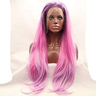 Pink Ombre Beauty Layered Straight Aviana