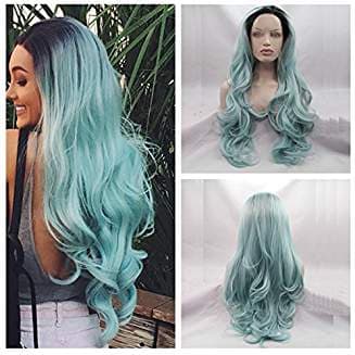 Ombre Light Blue Beauty Wig Ingrid
