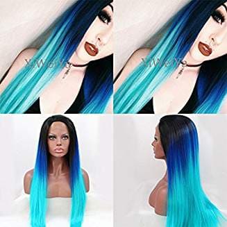 Blue Ombre Beauty Wig Brea