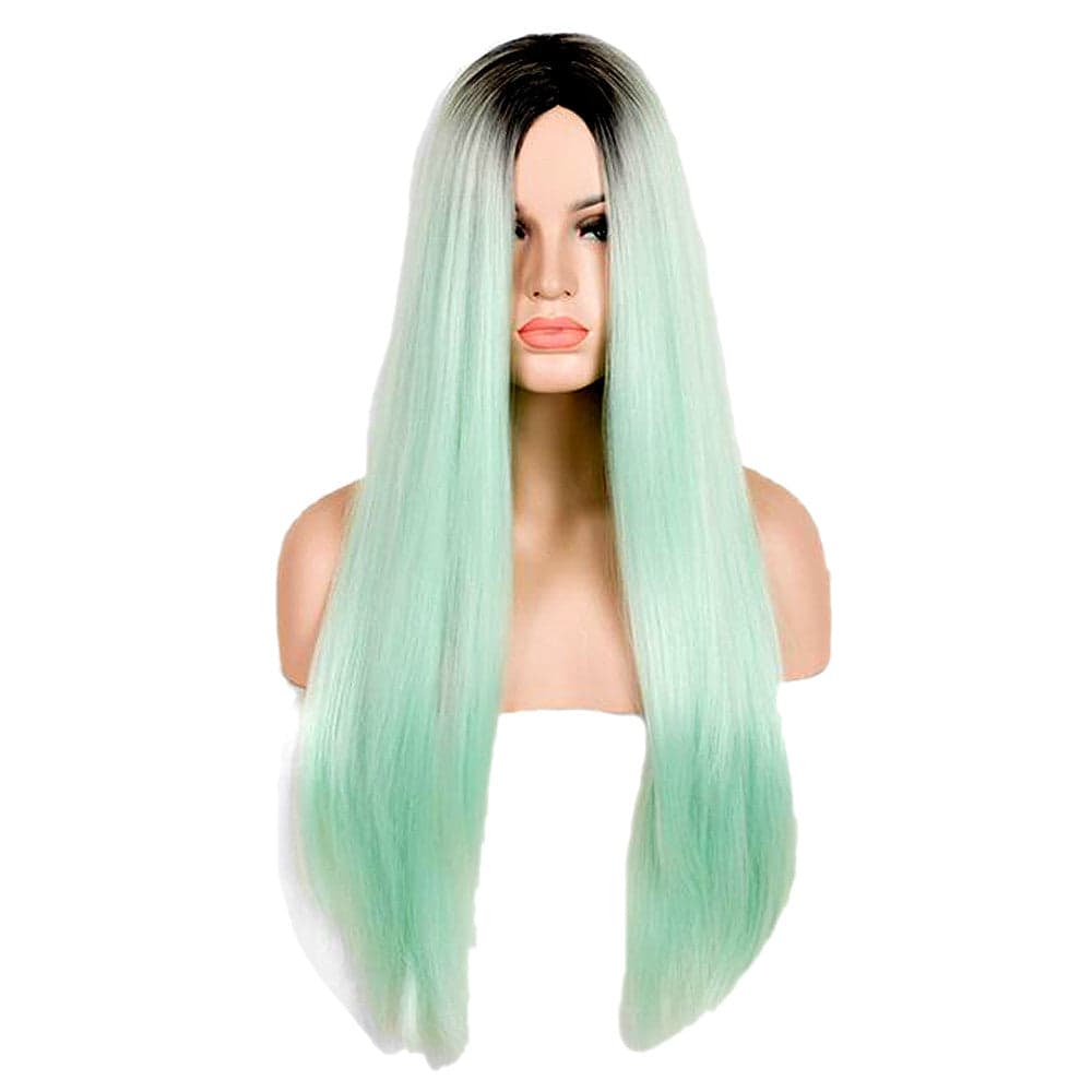 Ombre Green Wig