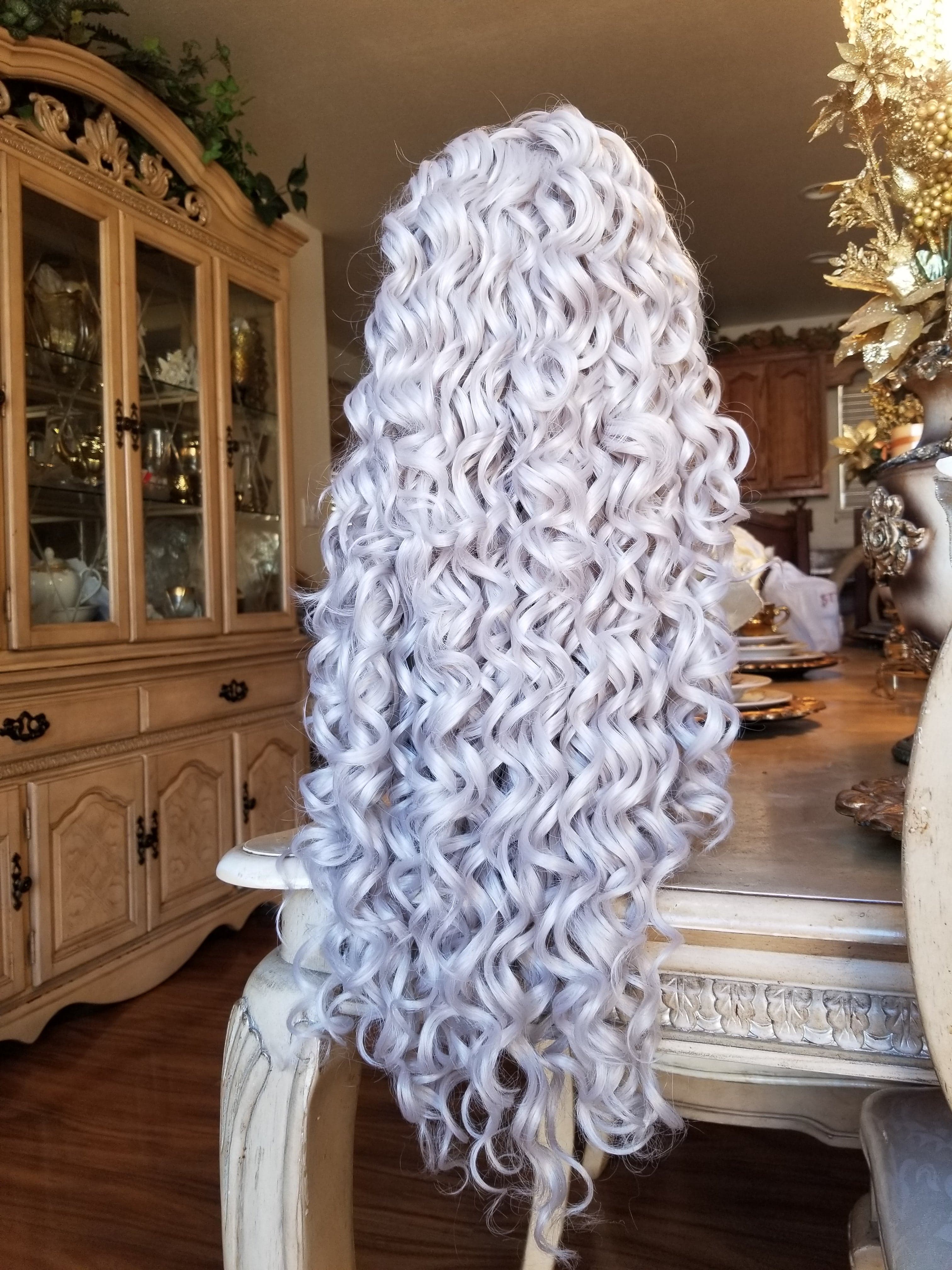 Light Gray AshBlonde Beauty Lace Front Wig 22-26 inches!!