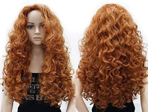 Copper Big Curly Red Beauty Full Wig