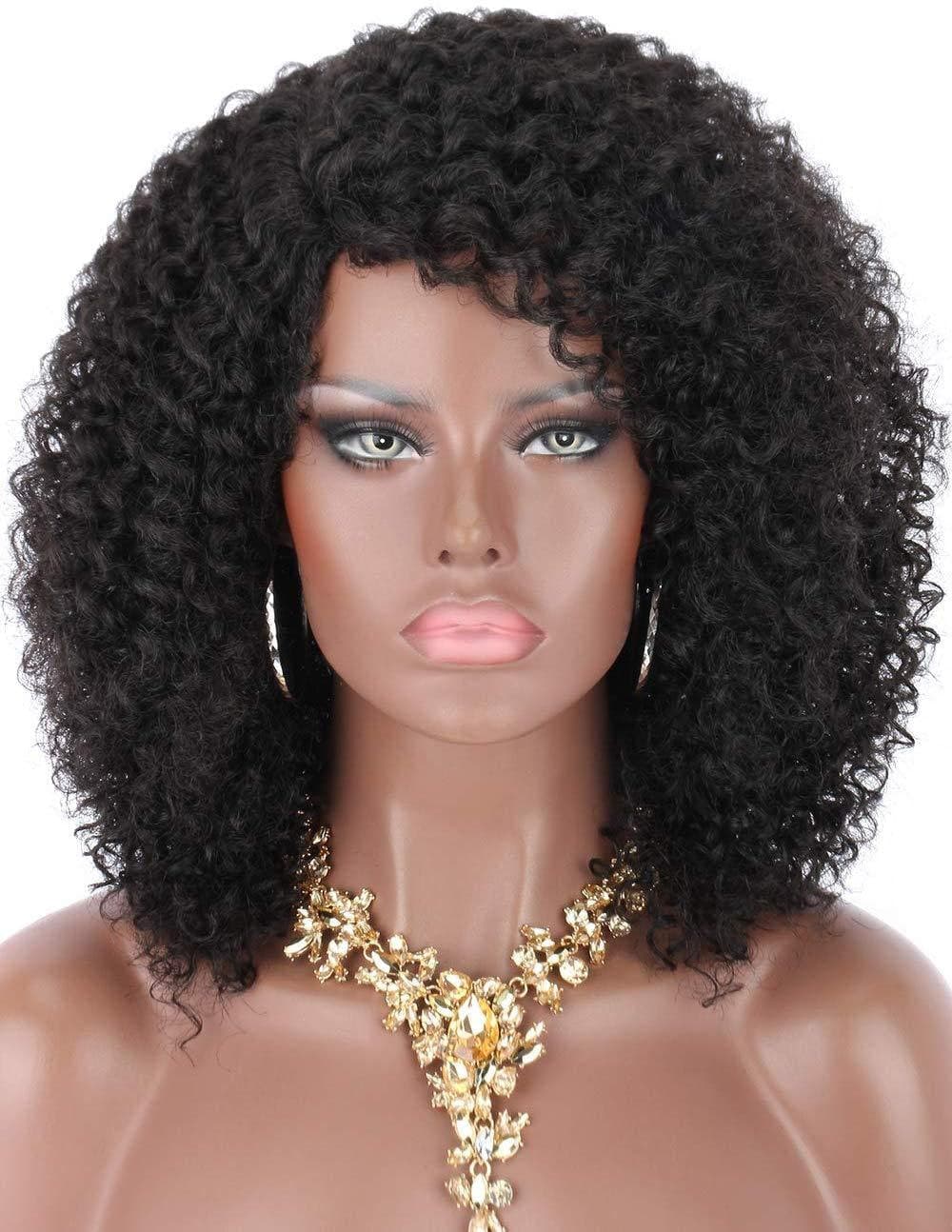 Black Kinky Curly Wig