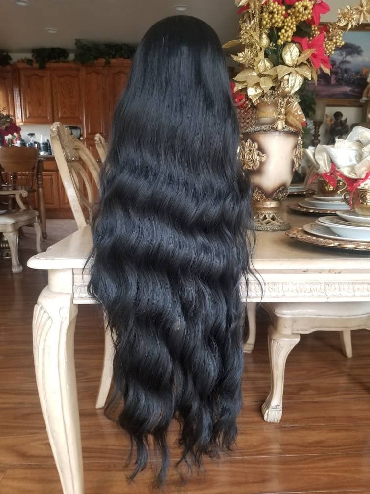 Black Straight Bodywave Wig - Black