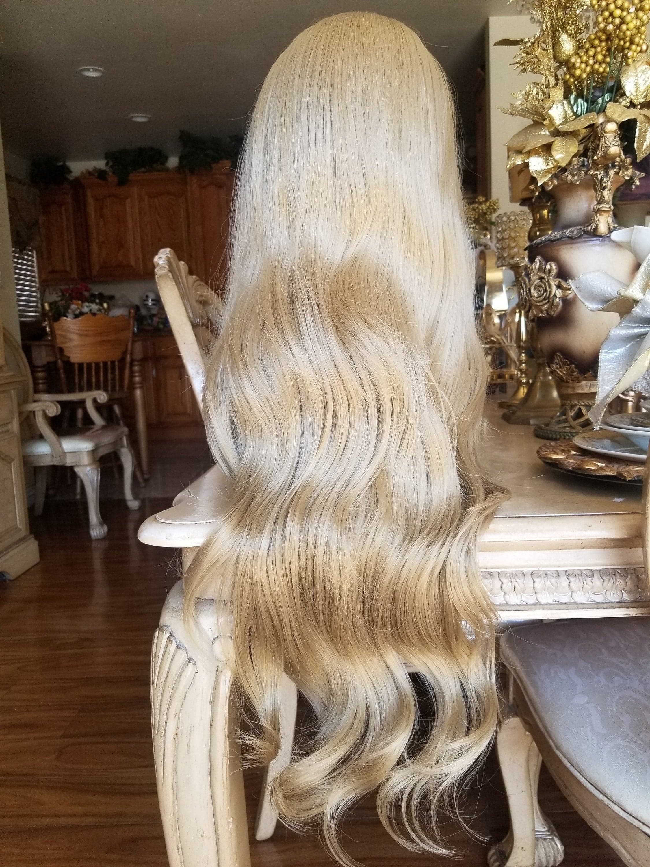 Ash Blonde Beauty Waves Lace Front Wig - Honey Ash Blonde