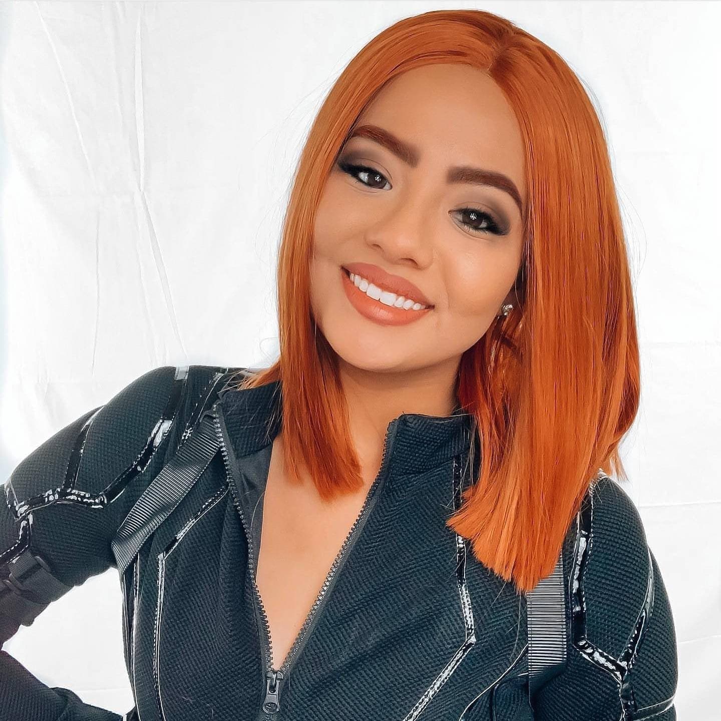 Copper Red// Beauty Straight//Lace Front Wig - Copper Red