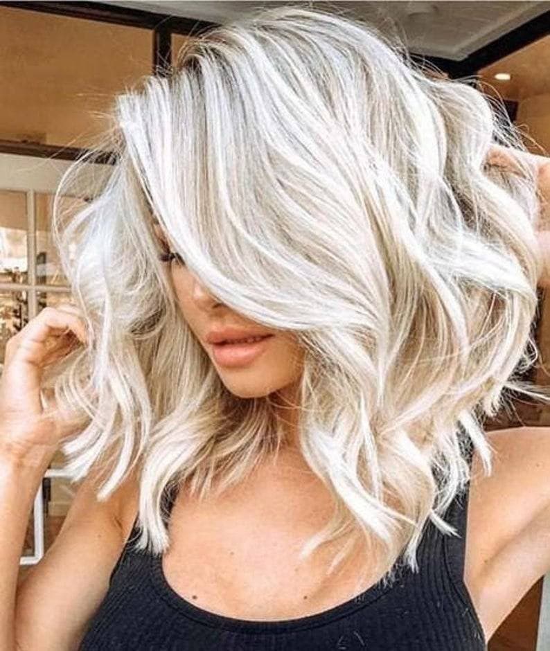Ombre Blonde Straight Beauty Full Wig