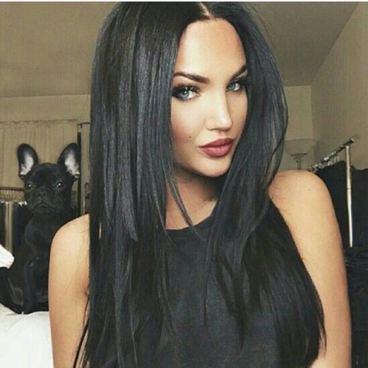 Black// Straight// Clip in Extensions// - Black