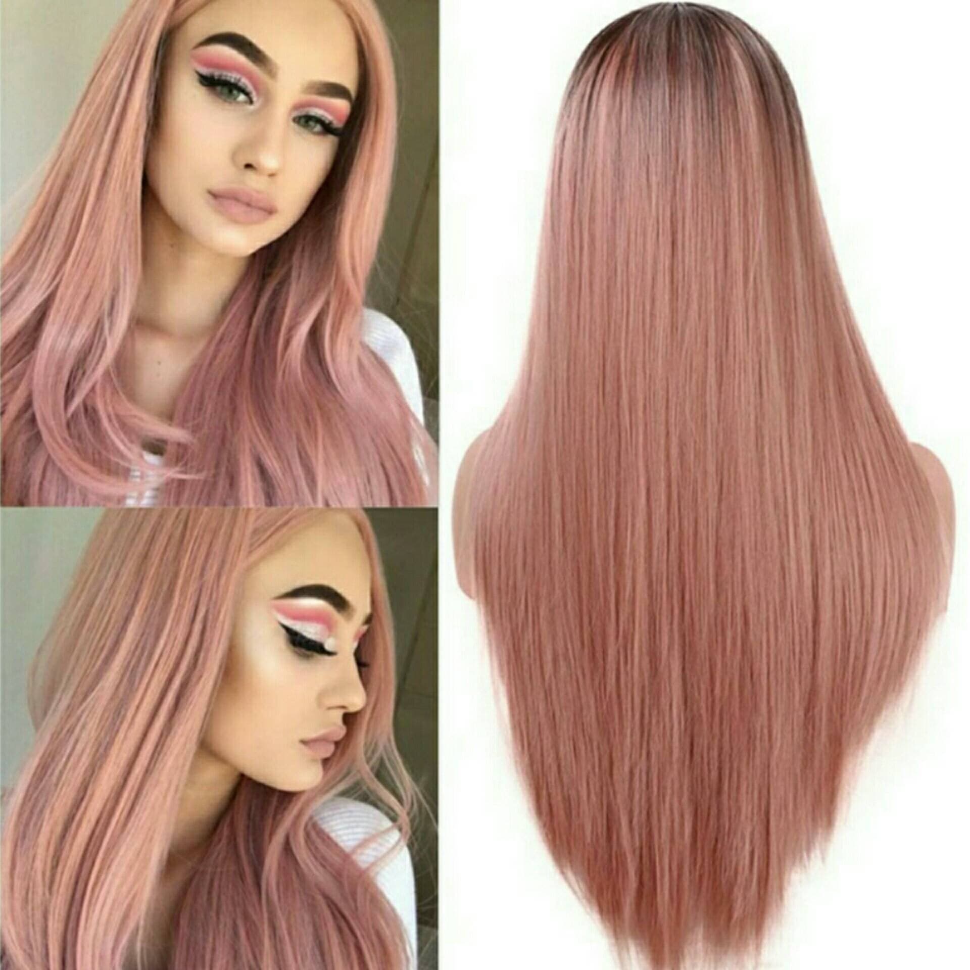 Ombre Pink Full Wig