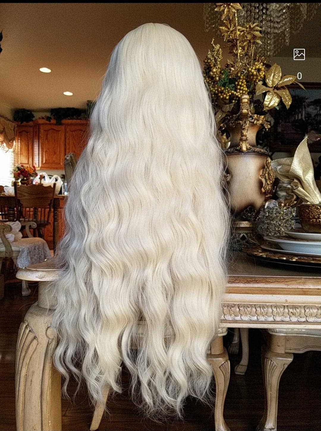 Pale Blonde Lace Front Wig