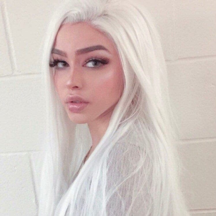 24” Snow White Straight LaceFront wig *NWT*