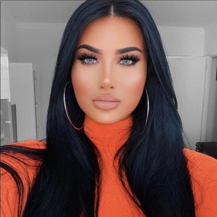 LIMINAH 22” Black straight lacefront wig *NEW* With baby hairs
