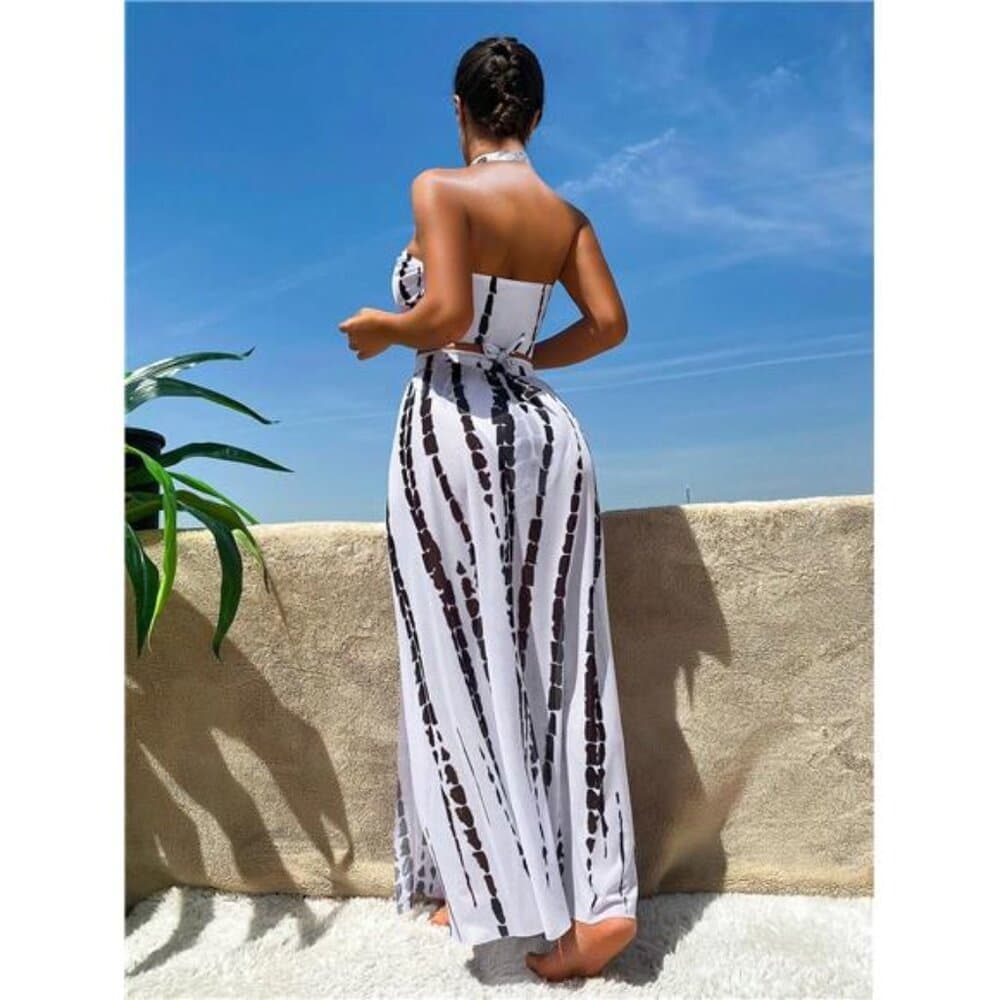 Swim Vcay Summer Outfits For Women Tie Dye Bikini Set For Summer With Beach
