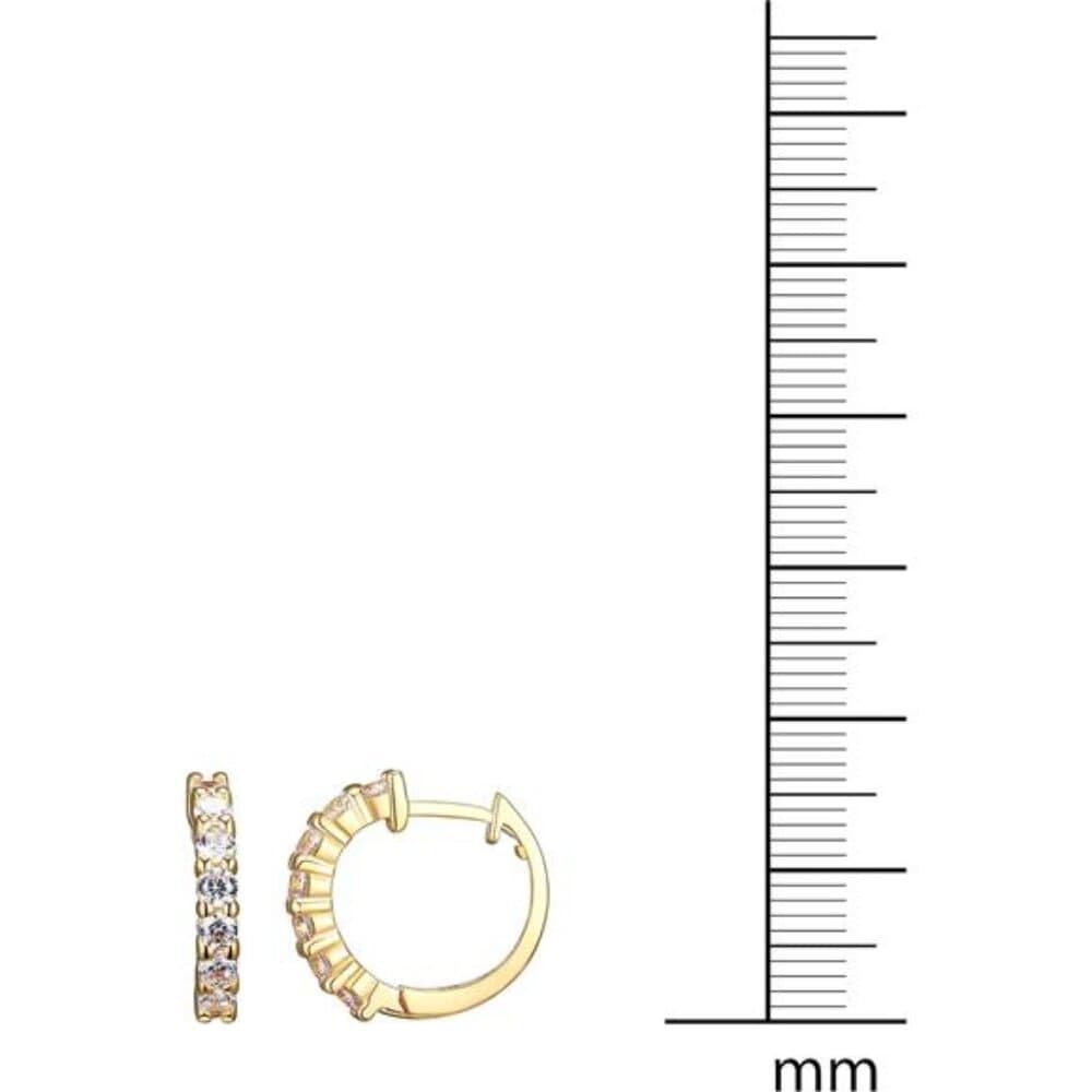 Beautiful Hinged Huggie Hoop Earrings