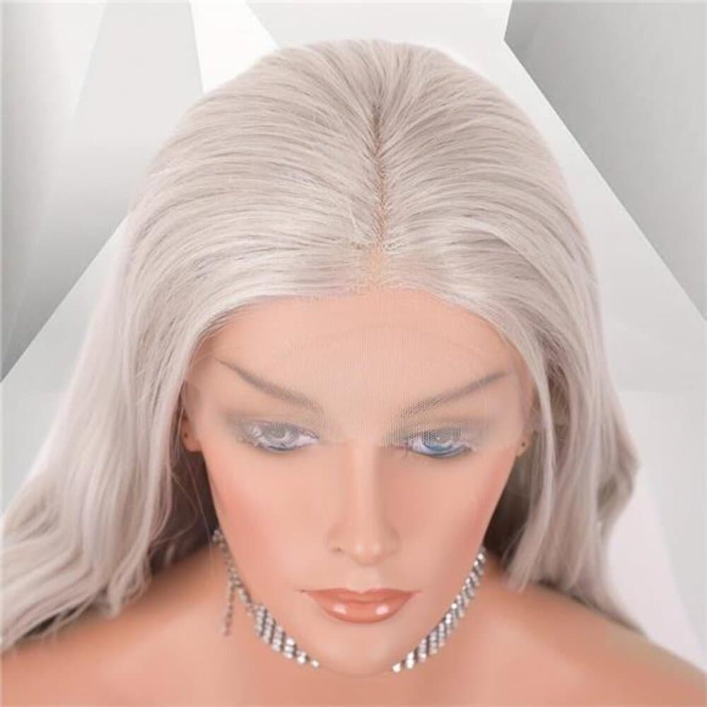 Light Gray Lace Front Glueless Wig 22 inch!!