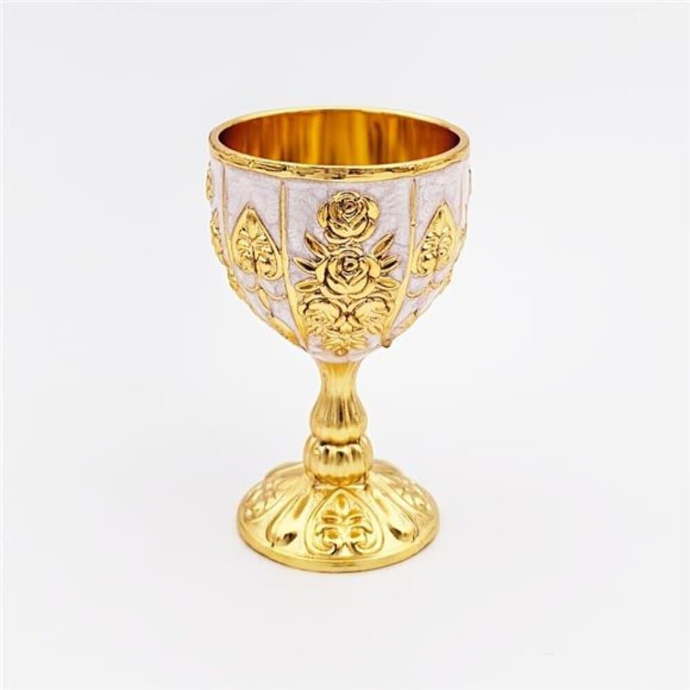 2 Vintage Chalice Cups Inspired by Medieval Design, Great for Cold Beverages