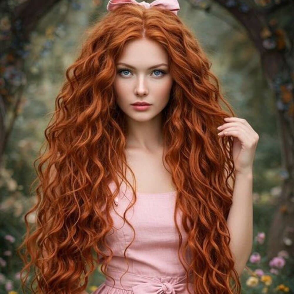 Natural Color Deep Curly Wig with 13x4 HD Transparent Lace Front - Pre-Plucked