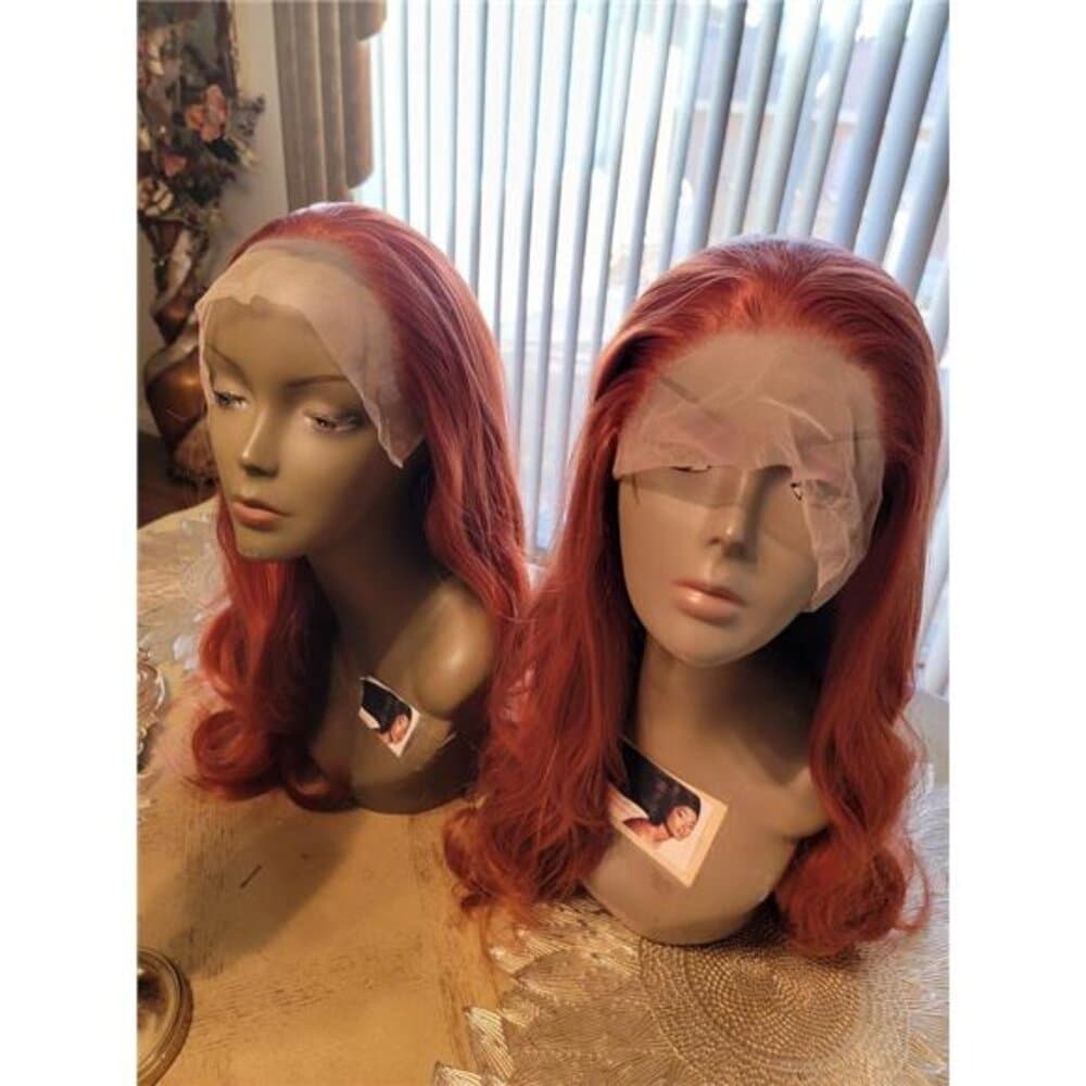 Copper Wavy Beauty Lace Front Wig inches!!