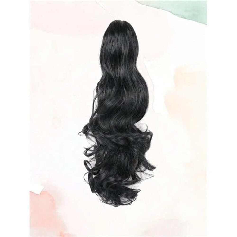 Claw Clip Ponytail Extension Curly Wavy Clip in Long Ponytails Hair