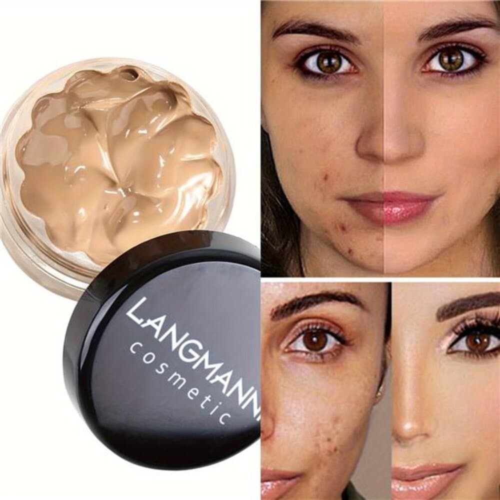 3pcs/set Longwear& Easy to Apply Cream Concealer Foundation, Waterproof Contour