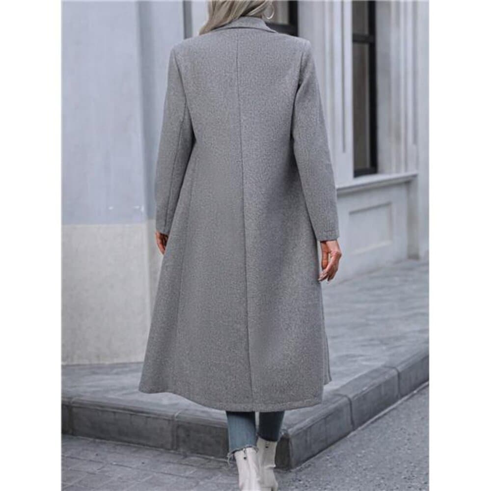 Double Breasted Overcoat Fall Winter Cloth For Women