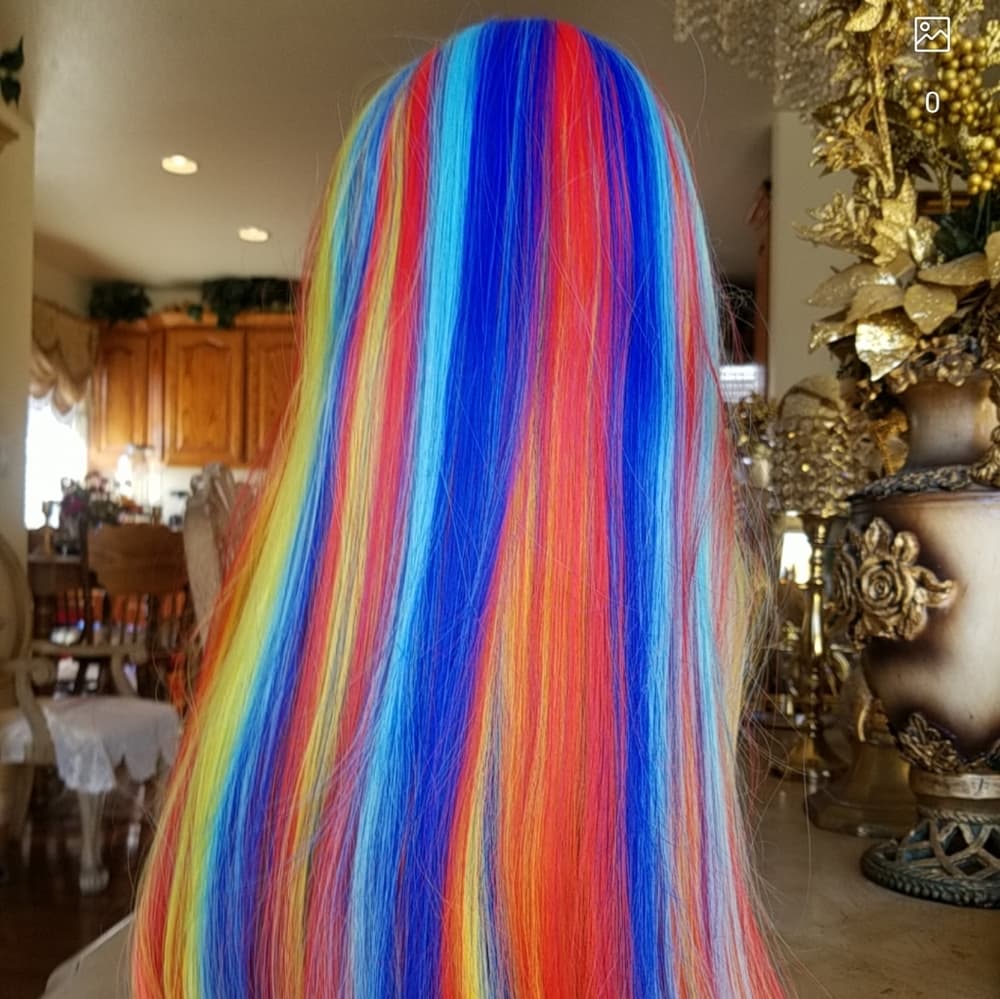 Rainbow Beauty Full Wig