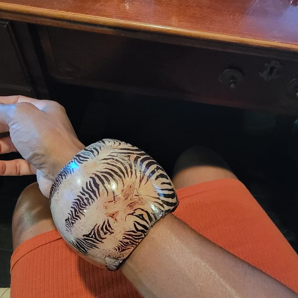 Animal Print Bangle Bracelet