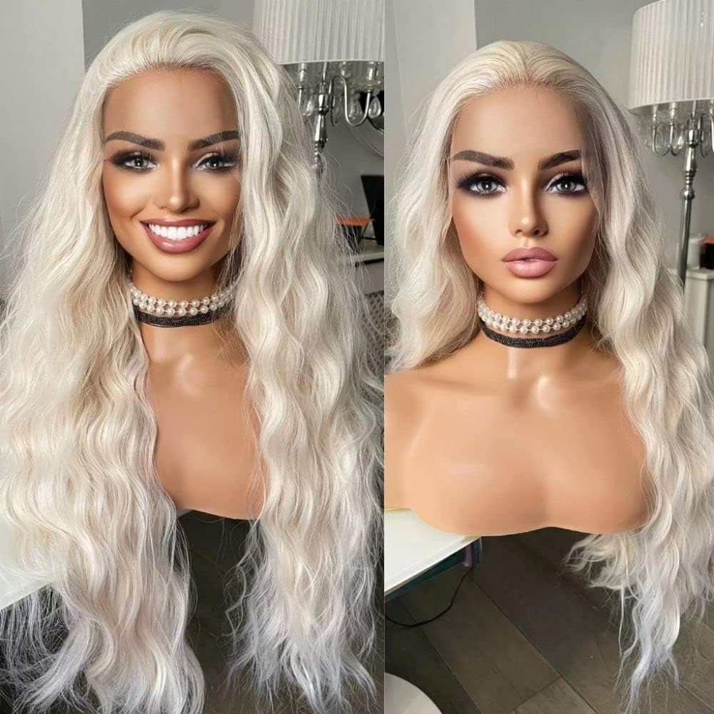 White Blonde Lace Front Wig