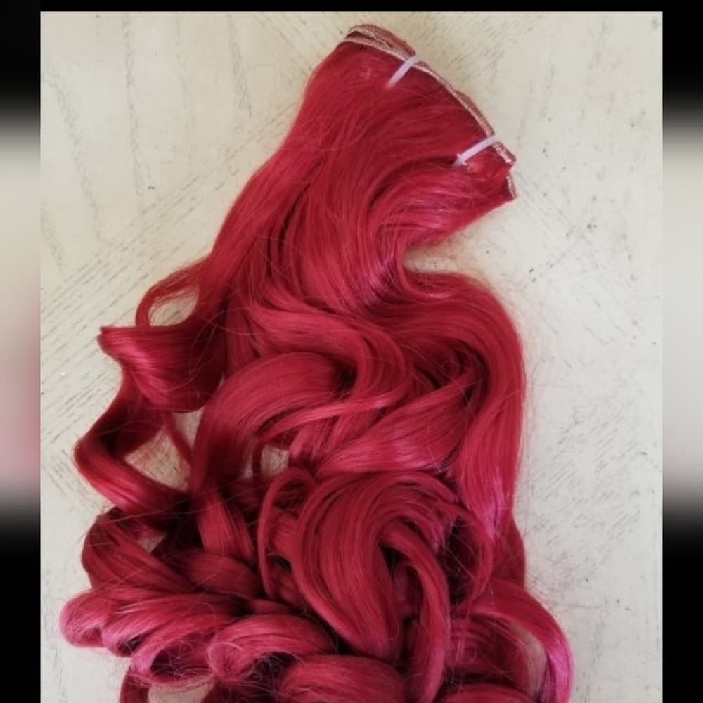 Red Beauty Full Head clip in Extension
